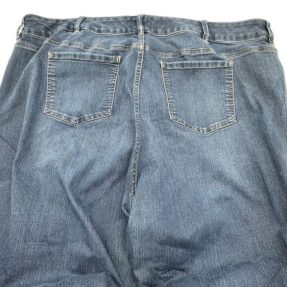 TORRID Super Soft Jeggings High Rise Dark Wash Womens Size 22 Short 22S Blue EUC - Picture 5 of 6